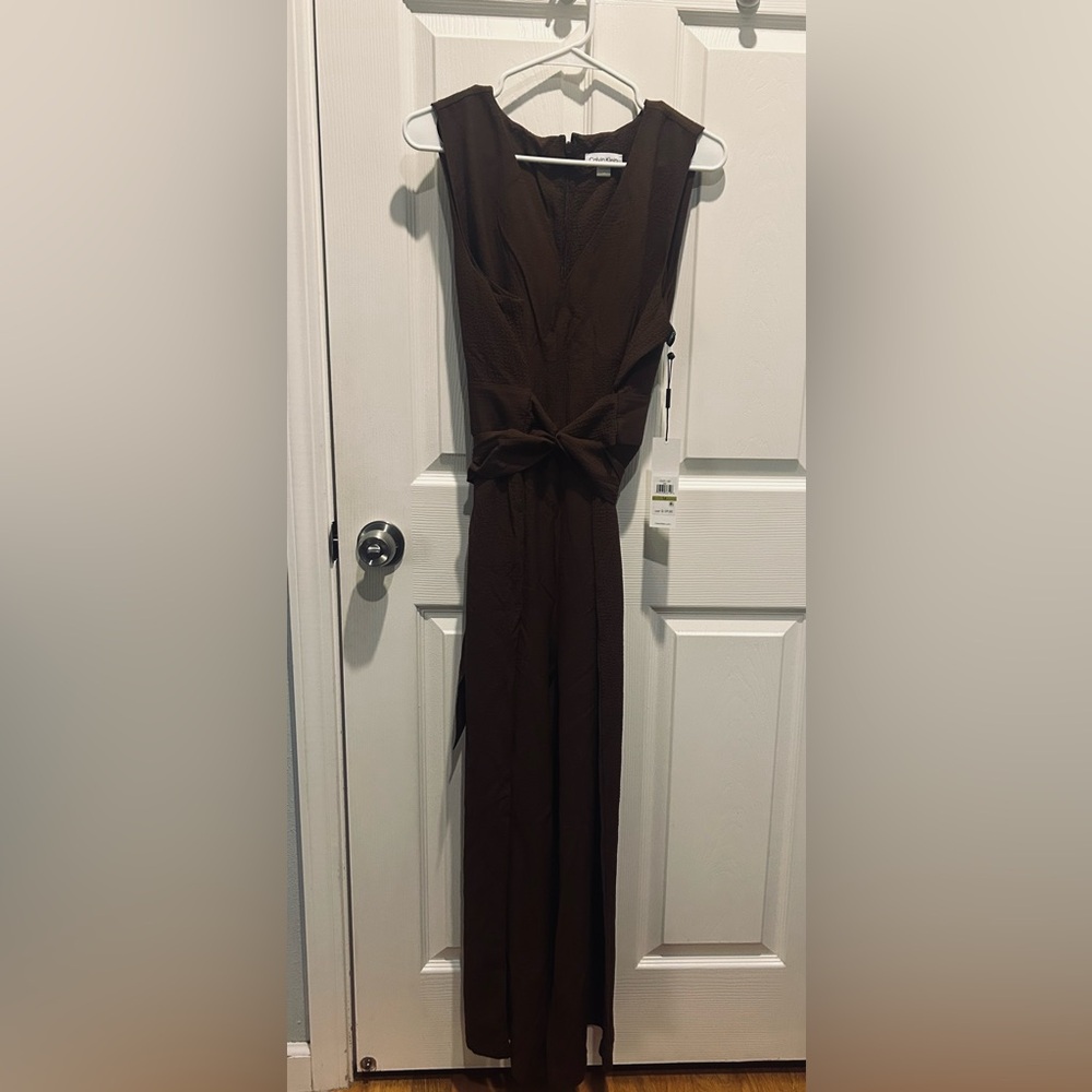 Calvin Klein Brown Jumpsuit - Picture 4 of 5